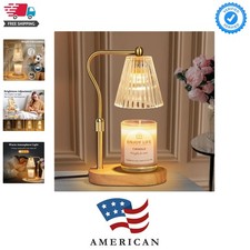 Candle Warmer Lamp with Timer Dimmer Adjustable Height for New Home Bedroom, ...