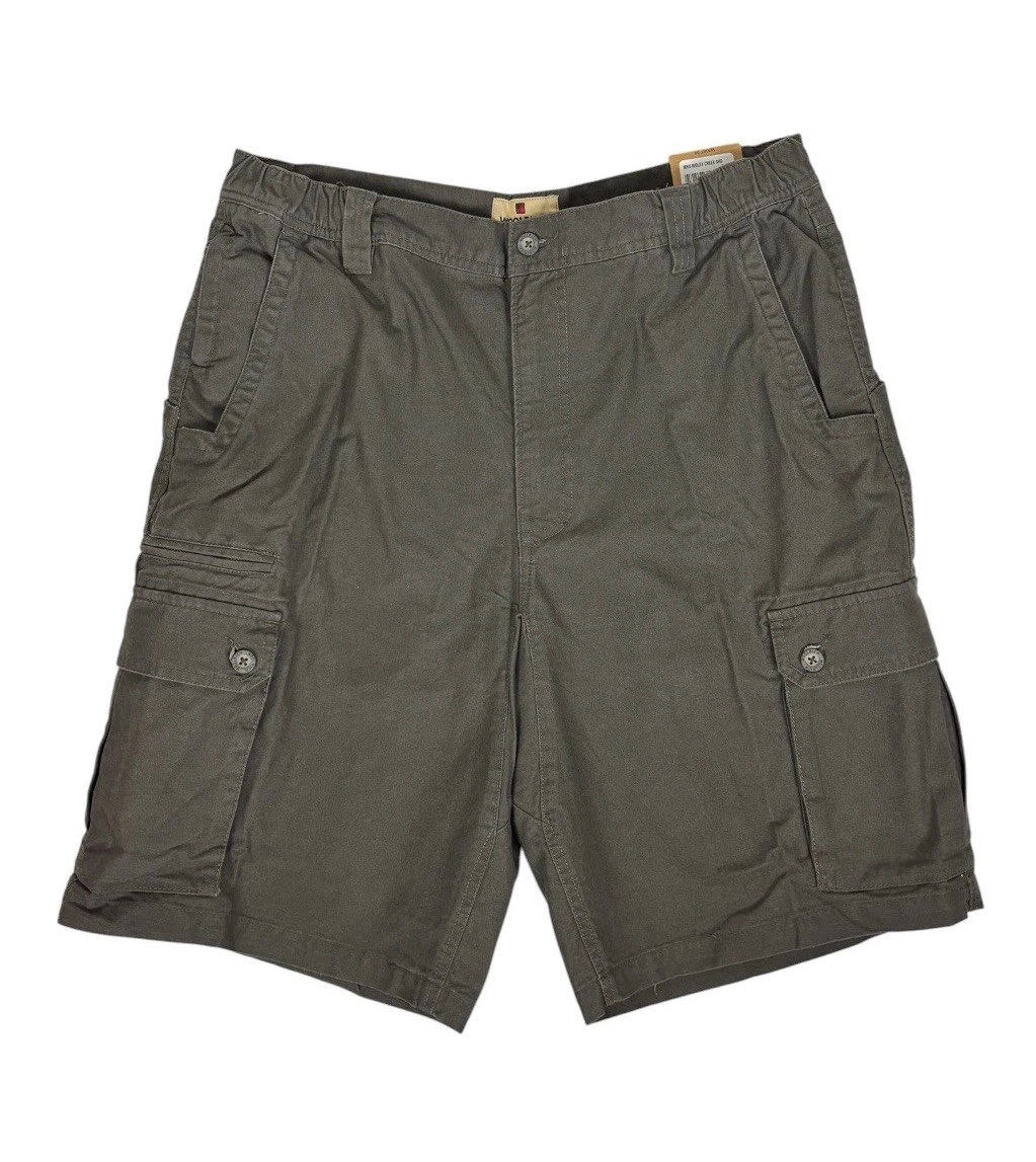 NEW Woolrich Men's Shorts Ridley Creek Cargo Hiking 34 Color Slate Pockets