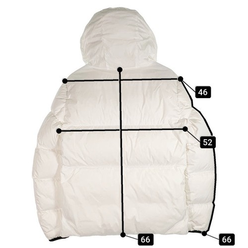 MONCLER MONTCLA JACKET Down Hood White 20 Year Made Size 3 Used - 第 9/9 張圖片