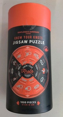 Gentlemen's Hardware ''Know Your Knots'' Jigsaw Puzzle - 1000 Pieces Sealed