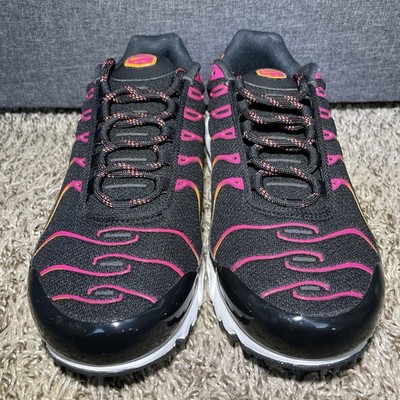 Nike Air Max Plus GS Black Pink White Orange DX9264-001 Size 6
