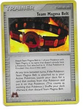 Team Magma Belt 81/95 Ex Team Magma vs Team Aqua Reverse Holo on eBay