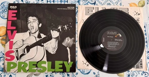 ELVIS PRESLEY Debut Record (Reissue) USA Pressing Vinyl LP Album Rock’n’Roll EX.