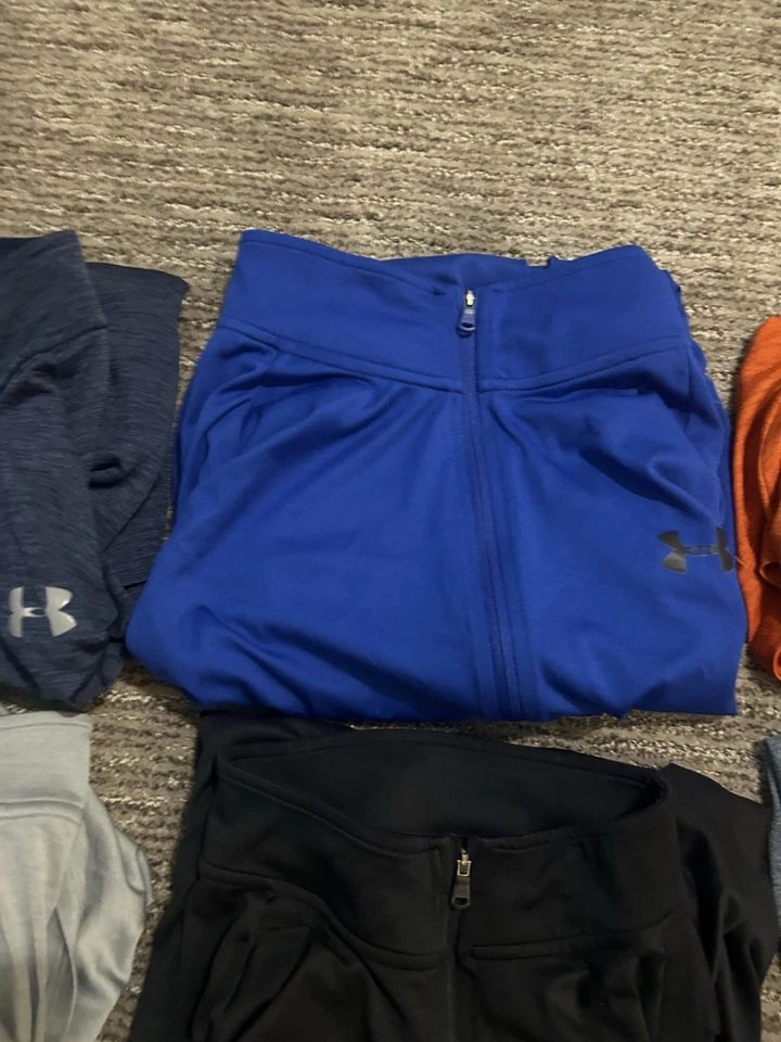 Under Armour Mens Lot of 8 Athletic 1/4 Zip Pullovers Size XXL 2XL Loose - Image 3 of 4