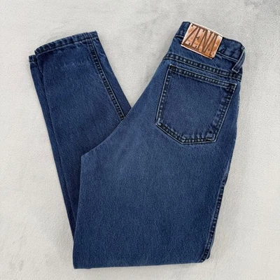 Vintage Zena Jeanswear High Waisted Mom Jeans Medium Wash Button Fly Size 7 - Image 1 of 4