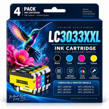 LC3033XXL Ink Cartridge 4Pack Compatible For MFC-J815DW J995DW J805DW XL