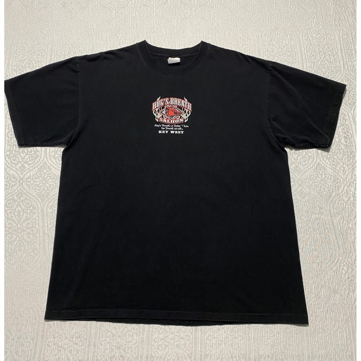 Hogs Breath Saloon Key West Biker Graphic T-Shirt Black XL Mens 