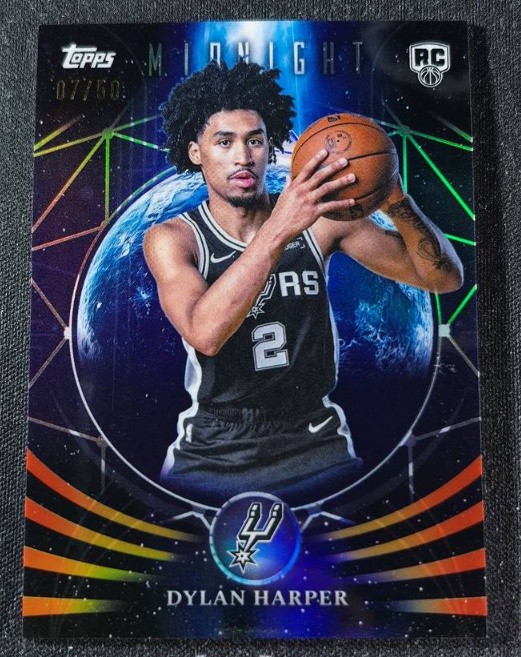 Dylan Harper 2025-26 Topps Midnight Moonfall Summer Solstice RC /50 #MF-22