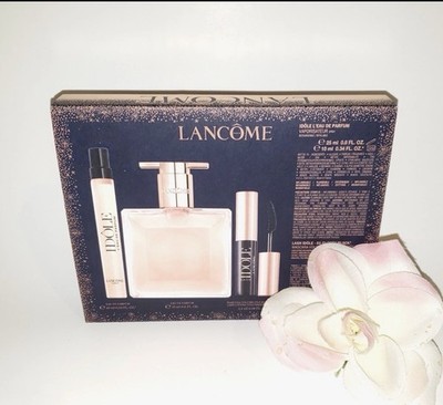 Lancome Idole L' Eau De Parfum EDP Perfume 3pc Gift Set 0.8oz + 0.34oz + Mascara