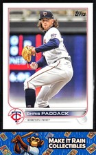 Chris Paddack 2022 Topps Update #US75 Minnesota Twins Baseball