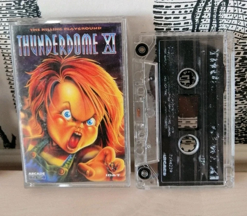 Lot 2 X K7 Audio Thunderdome XI MC1 Et MC2 Netherlands 1995 Cassette Tape - Photo 4/4