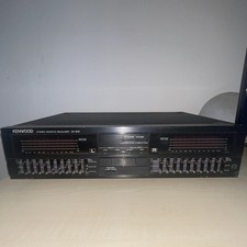 Kenwood GE-800 Stereo Graphic Equaliser Black, Analog, 3 In/3 Out RCA Mint