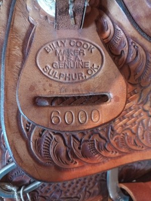 Billy Cook Classic 6000 Pleasure/Trail Leather Saddle 16 in Brown Traditional