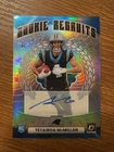 2025 Panini Optic Tetairoa McMillan Rookie Recruits Silver, Auto #/199 OROY Mint