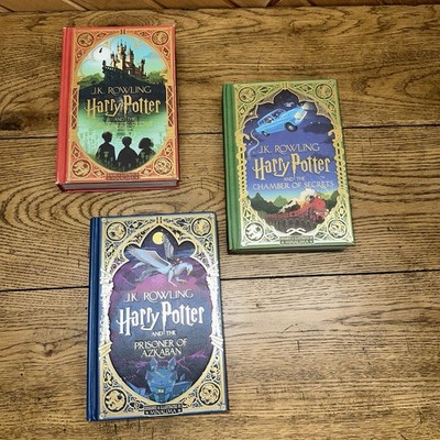 Harry Potter Books 1-3 Set (MinaLima Edition Hardcover) Interactive Illustrated