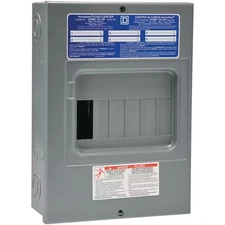 100 Amp Indoor Main Lug Load Center 6 Space 12 Circuit Electrical Sub-Panel Box