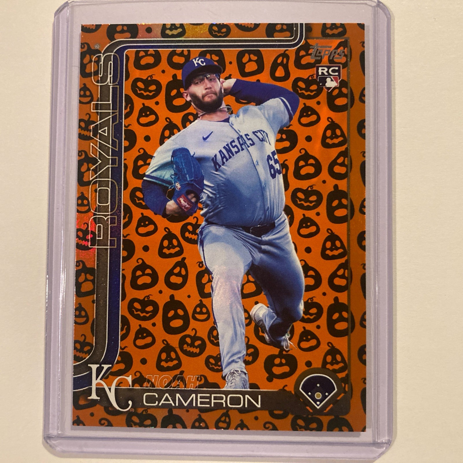 2025 Topps Update Noah Cameron Jack O’Lantern RC #65 - Royals