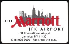 10m The Marriott Hotel at JFK Airport (Logo In Front of NYC Skyline) Phone Card