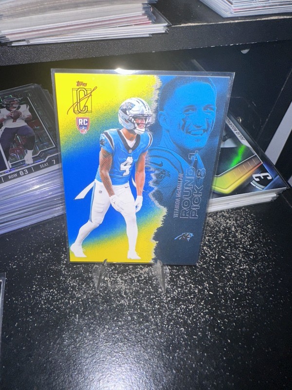2025 Topps Signature Class TETAIROA McMILLAN #230 RC Rookie Blue & Yellow