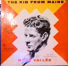 RUDY VALLEE LP THE KID FROM MAINE/ VG+ JAZZ Unique Records 