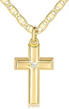 14k Gold Cross Necklace for Women Gold Necklace Cross Pendant Small Cross Neckla