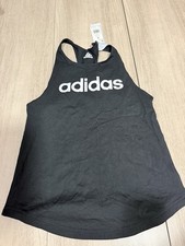 Adidas Black Racerback Tank Top Size S New with Tags