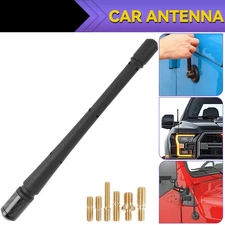 For Jeep Wrangler JK JL JT JLU 2007-2023 Short Antenna Radio AM/FM Mast 7" inch 