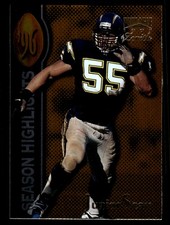 Junior Seau 1997 Zenith #135 Chargers NFL READ FREE SHIPPING AutographDen