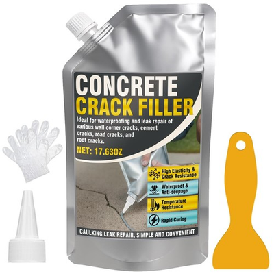 #ad #ad Self Leveling Concrete Crack Filler High Elasticity Liquid Cement Repair Sealant $14.99