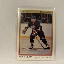 #27 Rob Dimaio New York Islanders   1991-92 O-Pee-Chee Hockey Card A2P