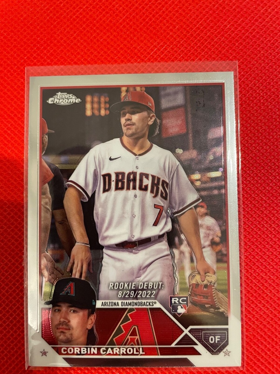 Corbin Carroll 2023 Topps Update RC Auto /199 Black Parallel 直筆