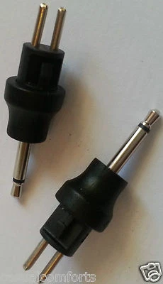 PRO SIGNAL ENCHUFE MACHO JACK DC DE 2,5 MM PARA ADAPTADOR AC, CONECTOR ADAPTADOR DE CORRIENTE UNIVERSAL DE 2 PINES