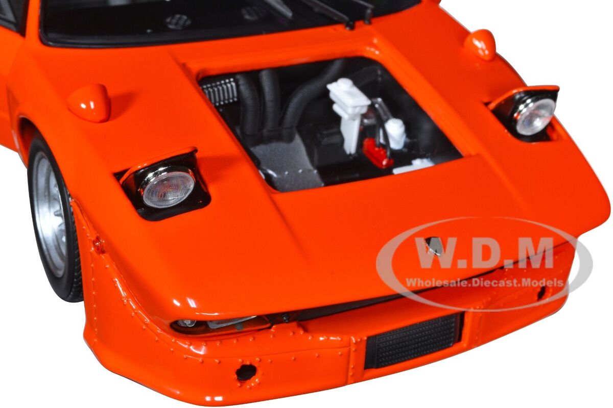 Kyosho Lamborghini Urraco Rally 1:18 Diecast Car - Orange Kyosho Lamborghini Urraco Rally 1:18 Diecast Car - Orange