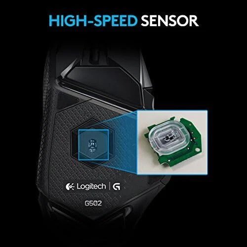 Mouse para juegos Logitech G502 Proteus Spectrum RGB sintonizable con cable, 12.000 DPI - Imagen 3 de 10