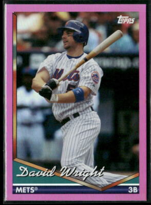 2024 Topps Archives #221 David Wright Pink Foilboard