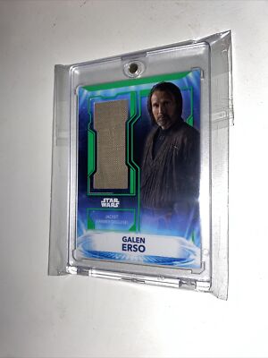 Topps Star Wars Battle Plans Galen Erso Green Sourced Fabric Relic Card (15/99)