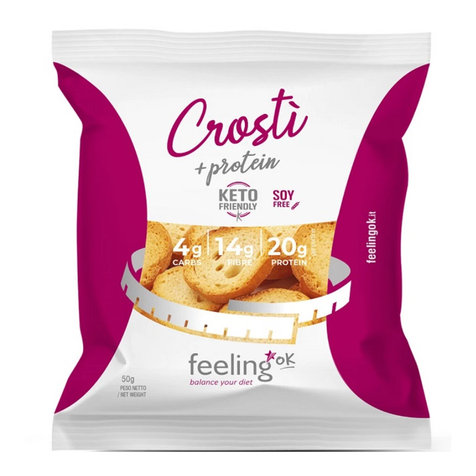 FEELING OK START FEELING OK CROSTI' + PROTEIN 50 GR Naturale