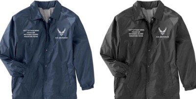 147TH ATTACK WING* TEXAS AIR GUARD*EMBROIDERED JACKET*OFFICIALLY LICENSED