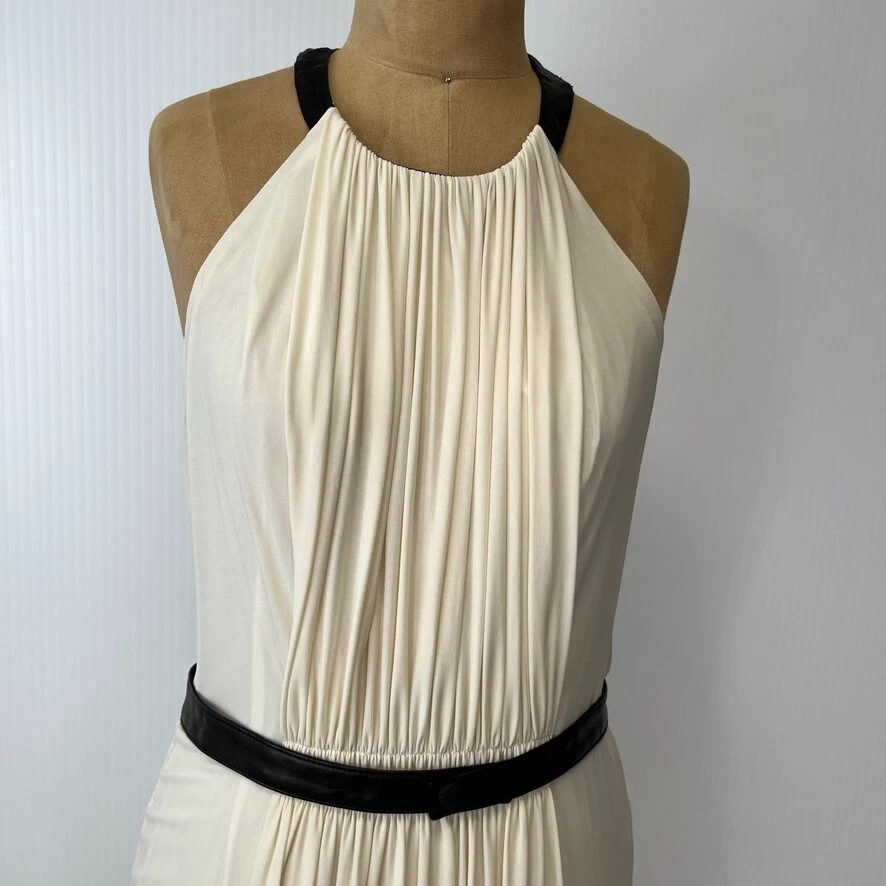 Vestido Rag & Bone Mujer 6 Halter Rodilla Cortina Envolvente Forrado Cinturón Noche Fiesta Núcleo No Foto 2 de 4