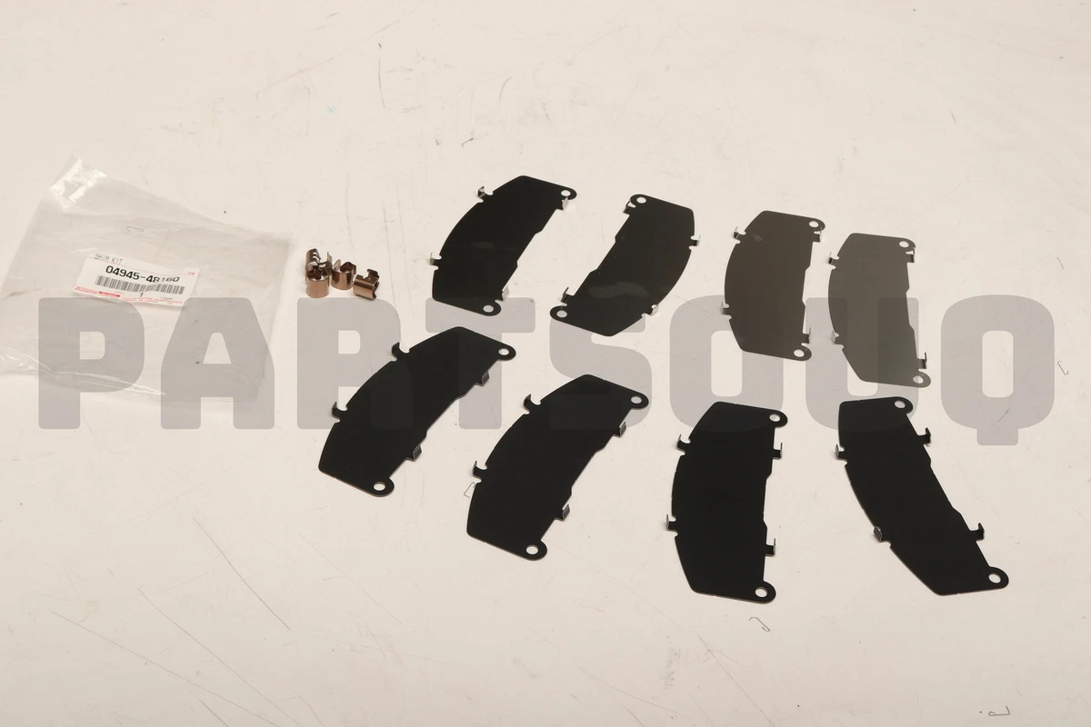 0494548160 Genuine Toyota SHIM KIT, ANTI SQUEAL, FRONT 04945-48160  