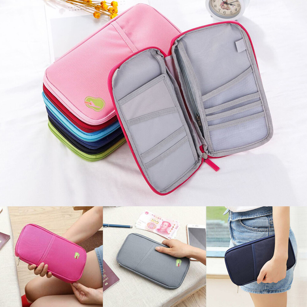 RFID Blocking Family Passport Holder Travel Document Organizer Case  -image