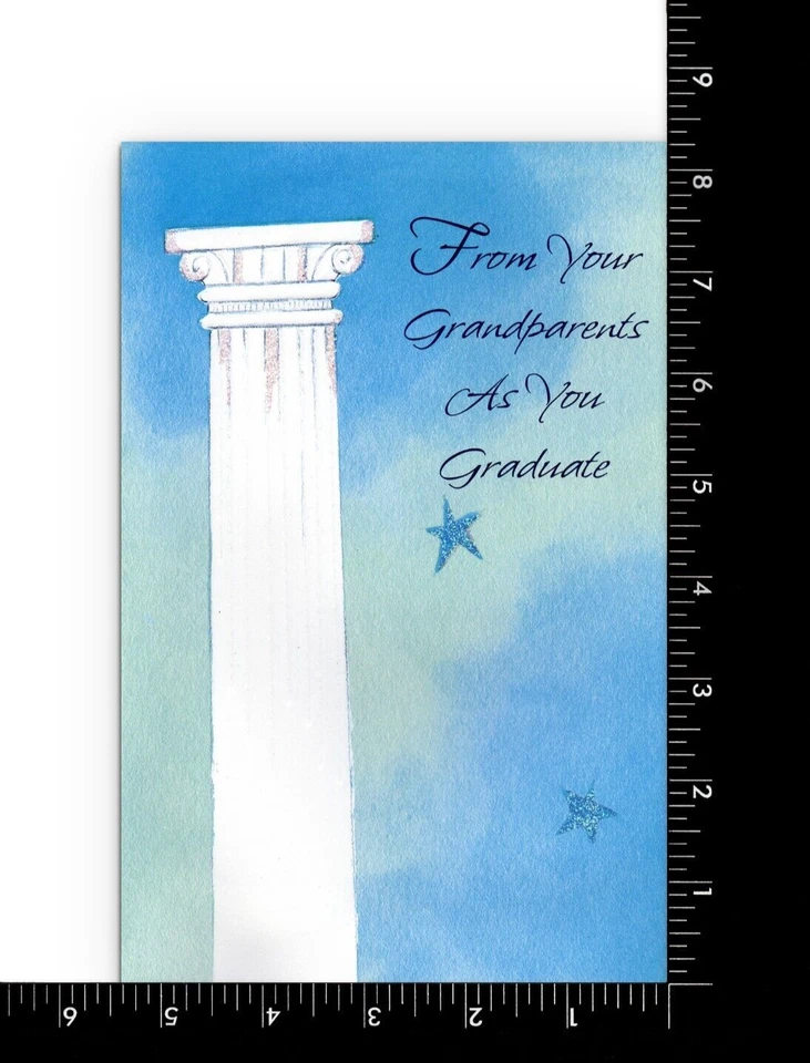 Tarjeta de GRADUACIÓN ALENTADORA DE ABUELOS, los mejores deseos de Bella Greetings +✉ Foto 3 de 4