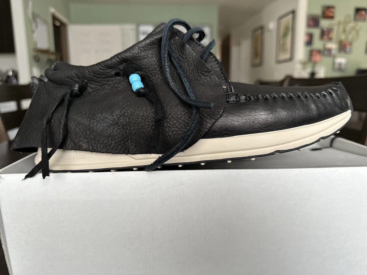 VISVIM FBT ELK Black Leather 10US