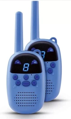SILVERCREST WALKIE TALKIES, Kids Edition, ( Blue ) Up To 8km Range 9 Channels