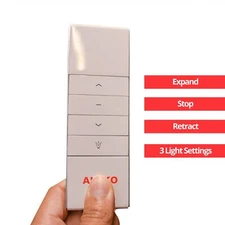 ALEKO Single Channel Remote with LED Control for ALEKO Half Cassette LED Awnings