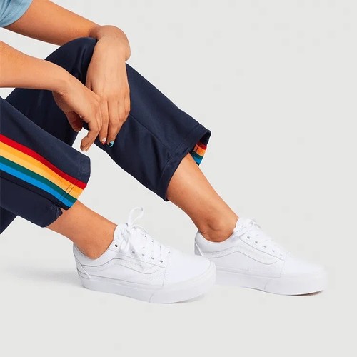 VANS Old Skool Women's Platform True White VN0A3B3UW00 Size 6-10 | eBay