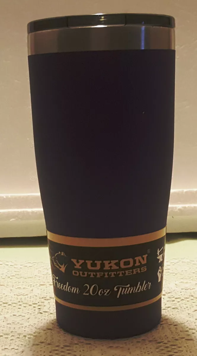 New Yukon Outfitters Freedom 20 Oz Tumbler Cup W/Lid Insulated