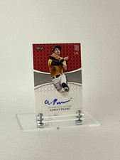 2022 Leaf Perfect Game National Showcase Red Auto 3/5 - Adrian Padro SSP #BA-AP1