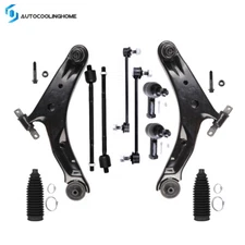 10x Front Lower Control Arm Ball Joints Sway Bars For 2001-2006 Hyundai Santa Fe