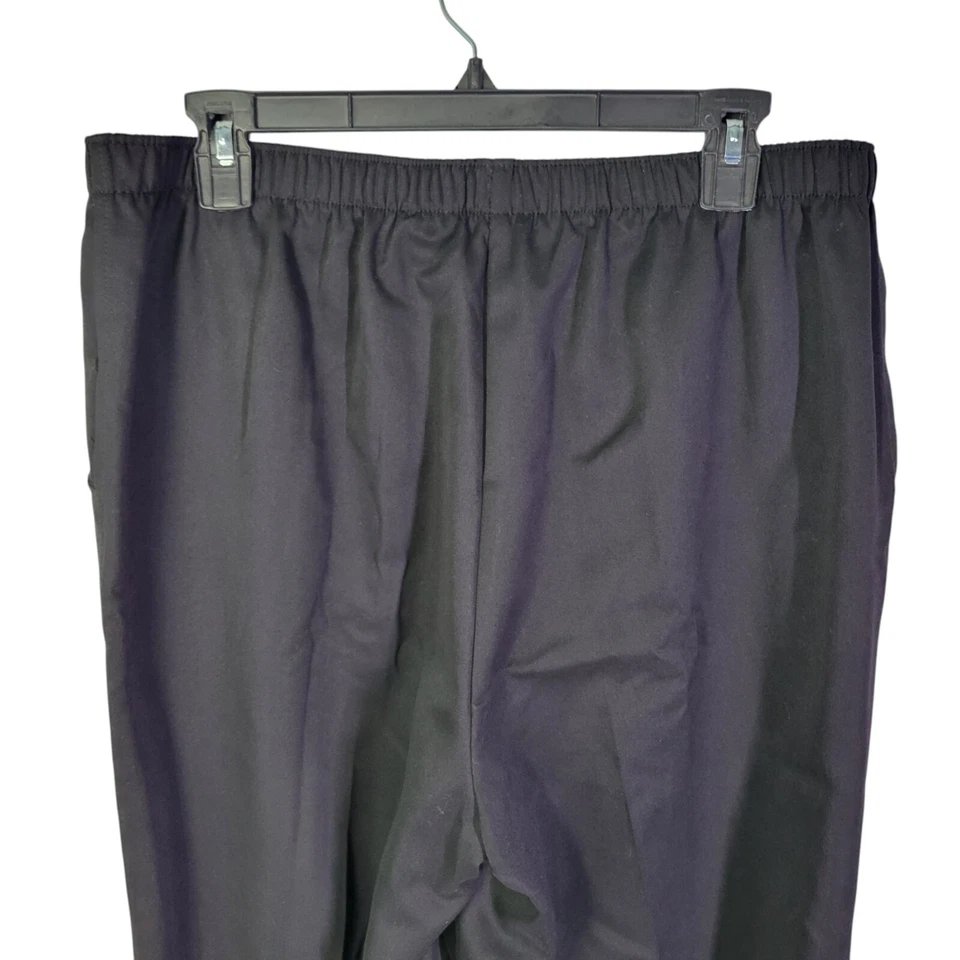 Брюки без застежек женские Falls Creek размер 14 черные однотонные эластичные на талии - Изображение 4 из 4